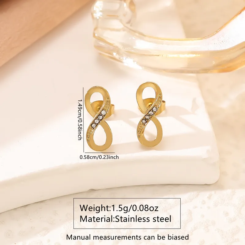 Infinity Stud Earrings